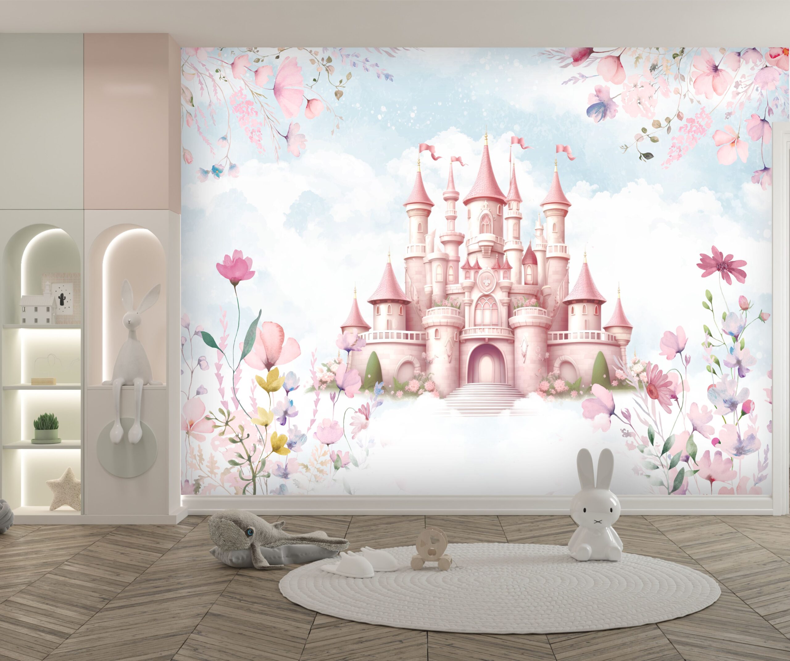 Papel de Parede Castelo Delicado Jardim Florido GB244 m² - Imagem 3