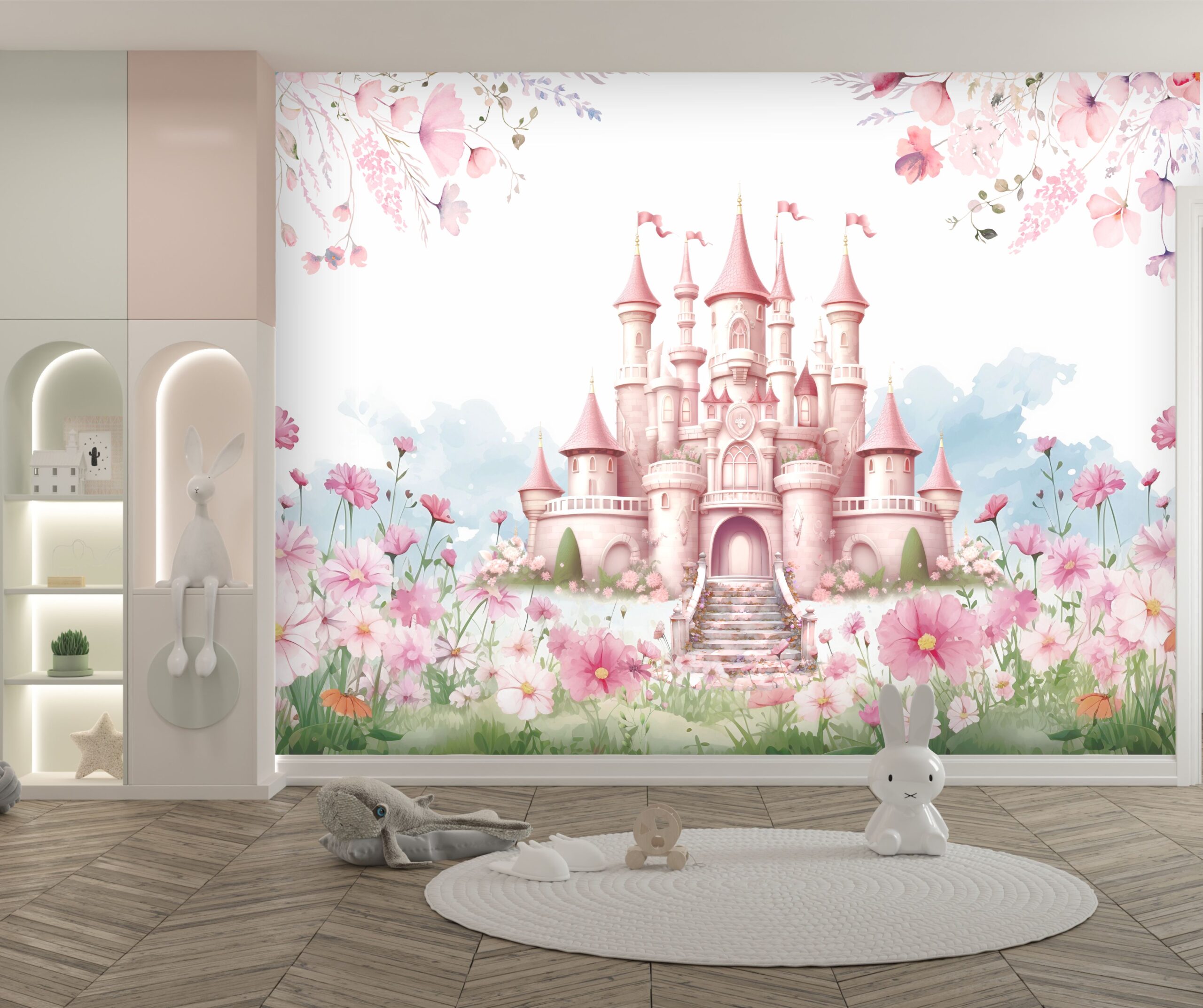 Papel de Parede Castelo Delicado Jardim Florido GB244 m² - Imagem 2